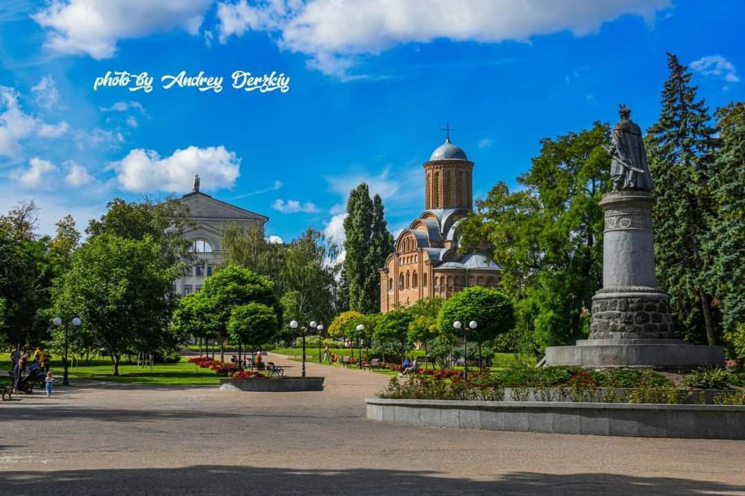 1Ком Белая Ночь Центр Цум, Wi - Fi Посуточно Почасово Месяц Apartment Chernihiv Exterior photo